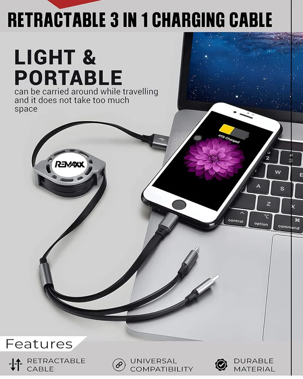 3 In One Charging Cable - Image 3
