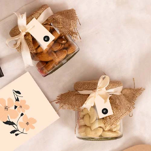 Almonds And Cashews Jar 100 G Each